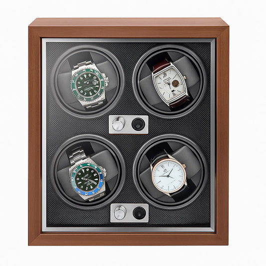 Remontoir Montre Automatique – L'Empyréen | Bois de Noyer & Haute Précision